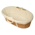 thumbnail image 3 of Badger Basket Wicker-Look Woven Baby Moses Changing Basket - Natural/Ecru, 3 of 7