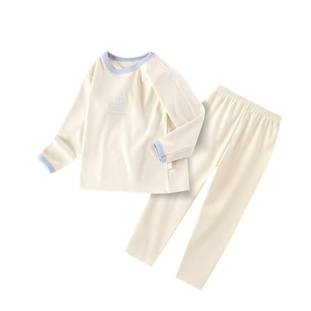 

Kid s Autumn Winter Homewear Boys Girls Cartoon Printed Long Sleeve T Shirt Long Pants Pajamas Suits Children s Clothing Toddler Girl Set Clothes Simply Joys by Baby Girl Toddler Pajamas Shorts Girls