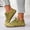 Green, variant on IEMIEMIEM Women's Retro Faux Suede Lace Up Flat Sneakers Comfortable Soft Lightweight Casual Walking Shoes Vintage Daily Trainer Flats Gray 7.5 Wide