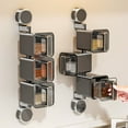 thumbnail image 4 of Wall Mounted Suction Cup Spice Rack, 360° Rotating Seasoning Organizer, Sealed Spice Jar Set for Kitchen Storage, Space-Saving Seasoning Box Combo for Home and Daily Cooking, 4 of 6