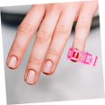 thumbnail image 4 of 60 Pcs Nail Clip Crystal Glue Clips Crystal Clips Clip Clips Manicure Manicure Tools Pink Abs, 4 of 5