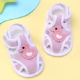 thumbnail image 1 of Puntoco Sandalias De Verano Para Bebés,Nuevos Zapatos De Verano Para Niños Pequeños, Sandalias Antideslizantes Para Bebés De 0 A 1 Años, Color Rosa 11, 1 of 3