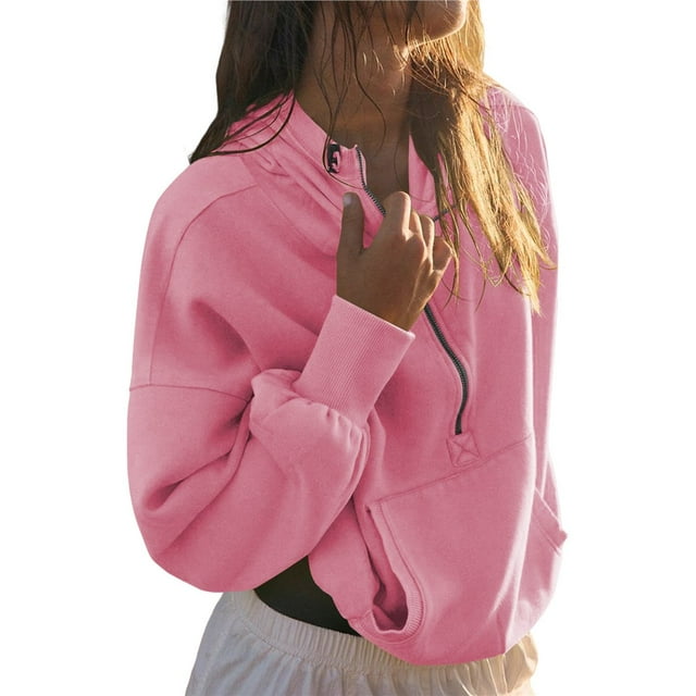 Sudaderas con Capucha para Mujer, Conjuntos de Moda de Otoño, Sudaderas Deportivas, Chaquetas con Cremallera de Invierno Estilo Y2K, Tops Oversize y Ropa Rosa XL