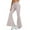 Light Gray, variant on OSOLU High Waist Yoga Pants For Women Flared Leggings Running Fitness Trousers Non See Through Stretchy Comfortable Activewear Gym Sports Bottoms Workout Stretchy Tummy Control Bottoms Black L