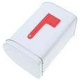 thumbnail image 5 of Pawsdot Tinplate Mailbox in White, Elegant and Practical for Outdoor Use, 5 of 7