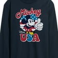 thumbnail image 3 of Disney - Mickey USA - Men's Long Sleeve T-Shirt, 3 of 5