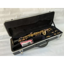 Professional Black Gold Soprano Straight Saxophone Sax