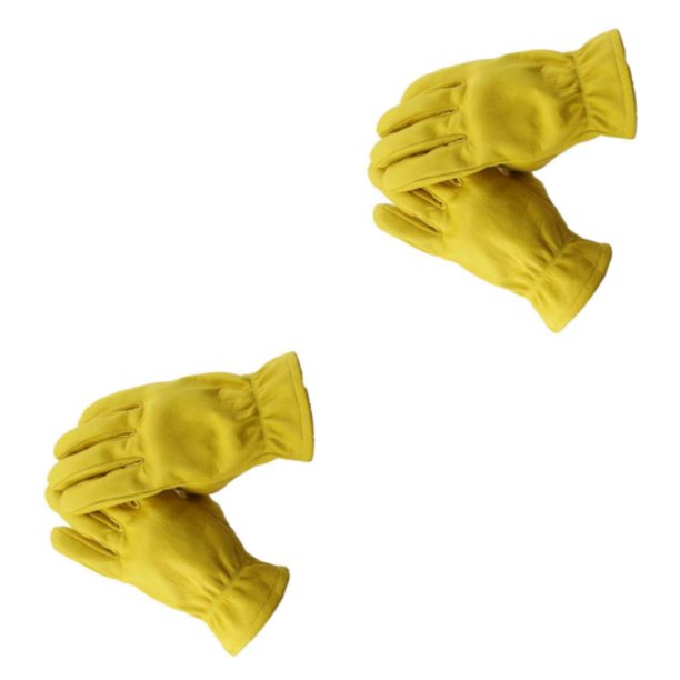 Riwesomey ens otorcycle Cowhide Leather Yellow Racing otorbike Biker Gloves METRO 2piezas