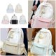 thumbnail image 2 of Lovely Travel Backpack for Teens Casual Daypacks Aesthetic Backpack Students School Bag Star Print Rucksack Yellow, 2 of 4