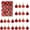 red, variant on Christmas Decoration Clearance Set of 24 Mini Shatterproof Christmas Balls Tree Ornaments Party Decoration, 3cm/1.1'' Blue 3cm