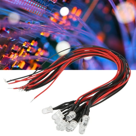 

ESTINK Diode Wired Portable LED Round Head Diode For Indicator Light Signal Light Illumination Decoration