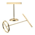 thumbnail image 1 of unbranded 2Ud Estantes Decorativos De Hierro Dorado Para Exhibir Pendientes Con Acabado Exquisito, 1 of 8