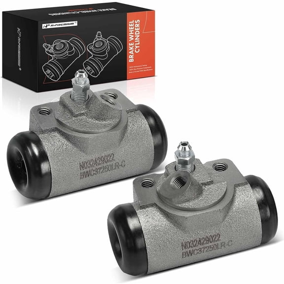 A-Premium Rear Drum Brake Wheel Cylinder Compatible with Select Ford Models - F-350, F-350 Super Duty, E-250, E-250 Econoline, E-450 Super Duty, E-350 Club Wagon, E-350 Super Duty, with DRW, 2-PC Set