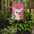 thumbnail image 2 of Carolines Treasures SS4472-FLAG-PARENT Chihuahua Hearts Love and Valentines Day Portrait Flag  multicolor, 2 of 3