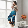 thumbnail image 5 of Salouo Whimsical Underwater Fantasy Print Women's Pajama Pants Casual Loose Sweatpants PJs Flowy Pants Drawstring Palazzo for Women Wide Leg Pants Lounge Pajama -Medium, 5 of 8