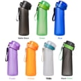 thumbnail image 3 of Botella de 650ML taza bebida mate reutilizable con sabor para acampar senderismo vasos () negro, 3 of 7