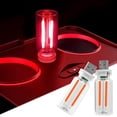 thumbnail image 1 of Luz nocturna USB para auto LYCARESUN táctil regulable roja, 2 piezas, 1 of 7