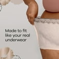 thumbnail image 6 of Always Discreet Boutique Incontinence Underwear, Maximum Protection, XL, Rosy, 9 Ct, 6 of 12