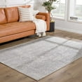 thumbnail image 5 of Hauteloom Peeta Boho Faded Vintage Look Oriental Medallion Area Rug - Farmhouse Traditional Floral Carpet for Living Room, Bedroom, Dining Room - Cream, Gray - 5'2" x 7', 5 of 9