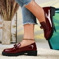 thumbnail image 6 of Mepaouo Loafers for Women Platform Penny Loafer Womens Slip on Casual Dressy Business Shoes, 6 of 8