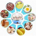 thumbnail image 4 of Egg Cooker Multifunctional Electric Egg Cooker Portable, Automatic Shut-Off (Blue, Double Layer), 4 of 5