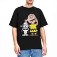 thumbnail image 5 of Camisetas de algodón de Peanuts, Charlie Brown y Snoopy, camisetas de verano Y2K, divertidas camisetas de manga corta, camisetas con cuello redondo y estampado de hip hop, 5 of 5