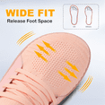 thumbnail image 2 of L-RUN Womens Walking Shoes Wide Toe Barefoot Shoes Minimalist Zero Drop Shoes Breathable Sneakers, 2 of 6