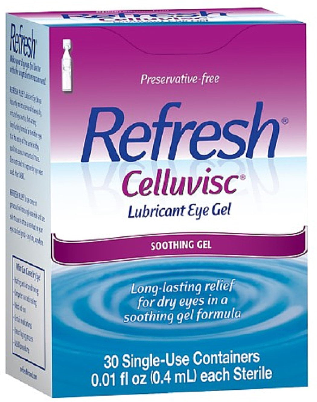 REFRESH CELLUVISC Lubricant Eye Gel SingleUse Containers 30 ea