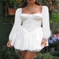 thumbnail image 4 of Robe de Soirée Mini Style Décontracté avec Manches Longues pour Femmes, 4 of 6