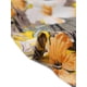 thumbnail image 5 of Vestido camisero floral de chifón de verano para mujer, manga casquillo, todos los días, casual, vestidos de cintura elástica ahumados Amarillo XL, 5 of 6