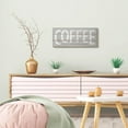 thumbnail image 3 of Stupell Industries Coffee Funny Word Kitchen Dining Room Grey Wood Textured Design Canvas Wall Art by Stephanie Workman Marrott, 3 of 3