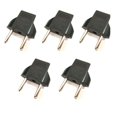 thumbnail image 1 of Daisyyozoid Wholesale 5PCS US to EU Travel AC Power Socket Plug Adapter Adapter Converter 2 Pin, 1 of 4