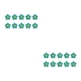 thumbnail image 2 of Advancent 10 piezas de parches de flores para planchar, prácticos parches bordados autoadhesivos, suministros de emergencia para DIY, Jeans, verde Type2 NO2 Advancent CBP233666, 2 of 6