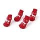 thumbnail image 2 of 4 calcetines navideños antideslizantes con diseño de reno para perro, cachorro y gato, talla S (rojo), 2 of 6