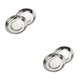 thumbnail image 1 of Wosthever Stainless Steel Round Dinner Plate Dish Dish Plate Non-Magnetic Stainless 18cm Steel Small Small Plates, 22cm. Holder Disc 2piezas, 1 of 6