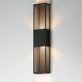 thumbnail image 2 of ET2 E30395-BK 30 in. LED Grate-Outdoor Wall Sconce, Black, 2 of 8