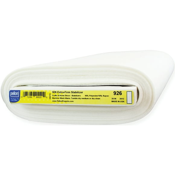 Pellon Extra Firm Heavyweight Sew-In Stabilizer-White 20"X15yd