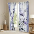 thumbnail image 3 of Erosebridal Purple Groovy Curtains and Drapes (42x84), Watercolor Flower Curtains for Living Room, Daisy Floral Blackout Curtains for Bedroom, Window Drapes Room Decor, 3 of 6