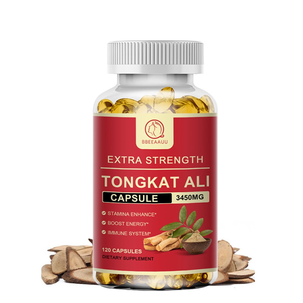 Bbeeaauu Tongkat Ali Root Extract 3450 mg 120 Capsules Maximum