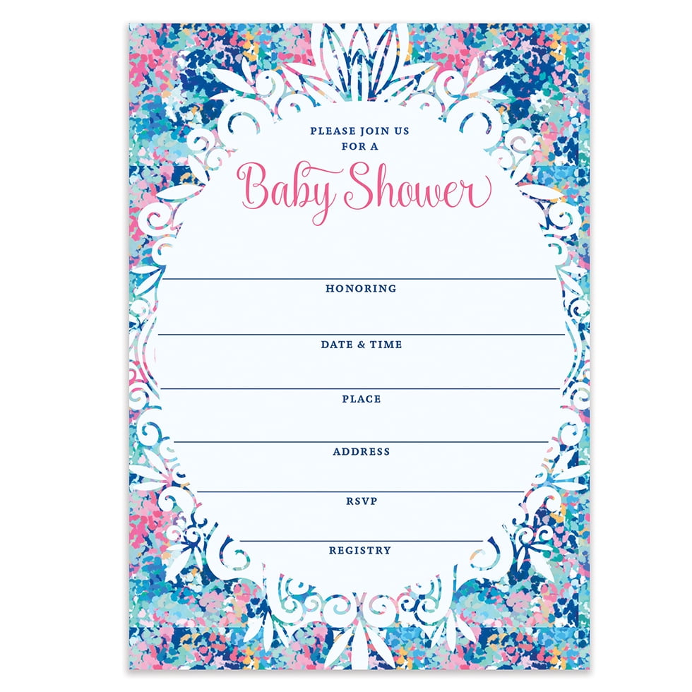 newborn welcome party invitation