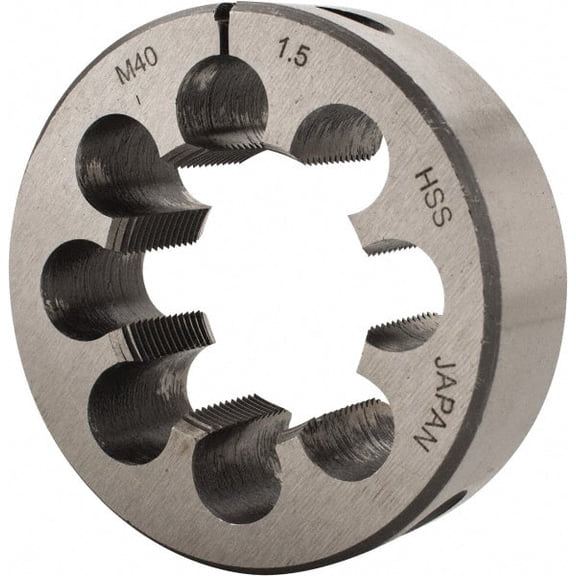 Value Collection M40x1.50 Metric Fine High Speed Steel Round Adjustable Die