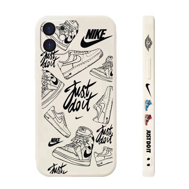 Funda De Silicona Para iPhone Nike AJ 11 7 8 Plus X Xr XS MAX 12 PRO 13