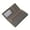 Zipper dark brown, variant on Crazy Horse Leather, Genuine Leather  Men's Wallet, Hand Polished, Multiple Card Slots,long Two Fold Top Layer Cowhide Retro Purse  /7.3 * 3.7 in