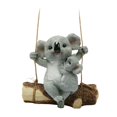 thumbnail image 1 of Estatuas de koala de resina con columpio para decoración de animales, sala de estar, hogar, patio, césped. A, 1 of 9