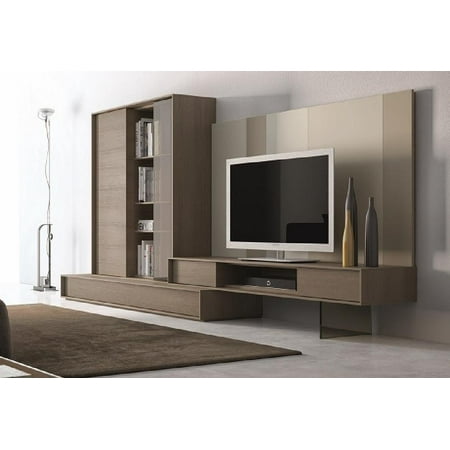J M Composition 214 Light Brown Beige Entertainment Wall Unit J M Composition 214 Light Brown Beige Entertainment Wall Unit Moderm