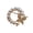 Golden, variant on Delicate Small Brooch Pin Gift Faux Pearls Rhinestones Butterflies Brooch Costume Accessories