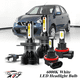 thumbnail image 1 of Juego Combinado de Bombillas LED Nissan March 2012-2020 para Luz Alta/Baja + Antiniebla, Kit de 4 Unidades: 2x 9003/H4 para Faros Principales + 2x H11/H8/H16 para Faros Antiniebla, 1 of 11