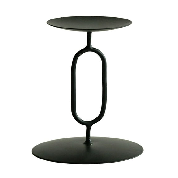 HomeDM Vintage Candle Holders for Pillar Candles, Tealight Candlesticks Holder for Valentine's Day Thanksgiving Christmas Table Centerpiece Home Decor