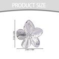 thumbnail image 3 of SeekLGT Womens Gold Studs Flower Earrings, Golden Petals Big Stud Earring Stainless Steel Hypoallergenic Jewelry Gift for Everyday Wear Wedding, 1 Pair, 3 of 9
