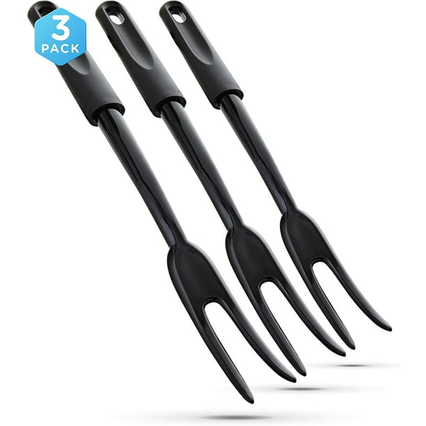 Nylon Fork Made of Heat Resistant Nylon with Plastic Handle with Hole